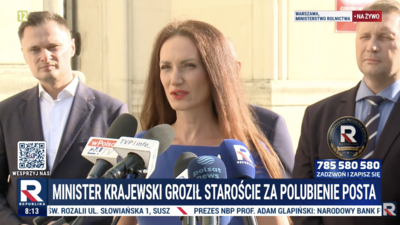Starosta zambrowska mówi o groźbach ministra Krajewskiego