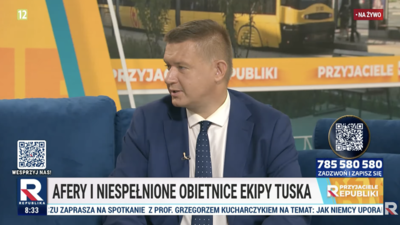 Marcin Porzucek o podatkach i aferach rządu
