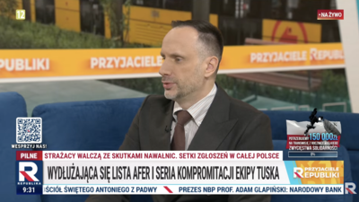 Kowalski w Republice o miejscu pobytu Marcina Romanowskiego: Tusk nie bierze odpowiedzialności za słowa