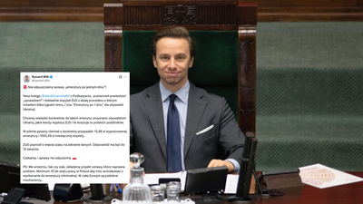 Konfederacja zapowiada ustawę ws. emerytur dla Ukraińców. „Nie odpuszczamy”