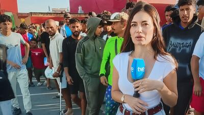 reporterka TVE w Ceucie