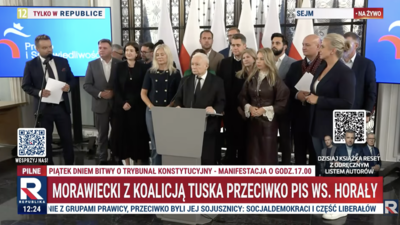 Jarosław Kaczyński komentuje wybór Horały na wicemarszałka