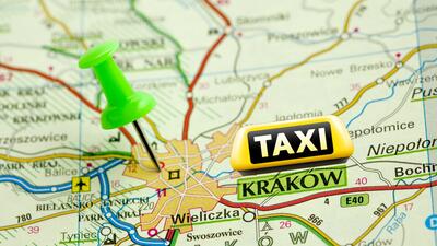Napad na taksówkarza w Krakowie
