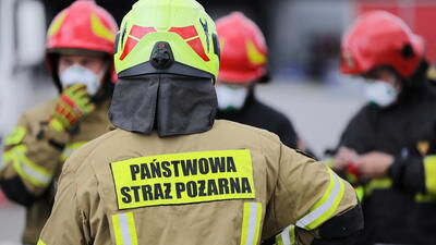 Pożar w białostockiej firmie