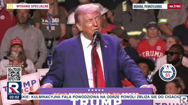 Donald Trump w Pensylwanii