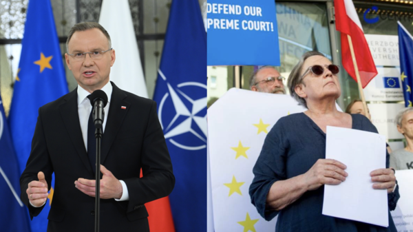 andrzej duda, prezydent, holland