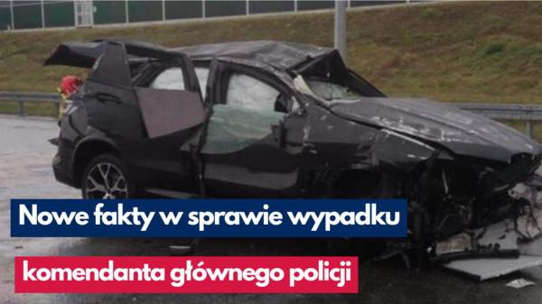 Marek Boroń wypadek komendant główny policji