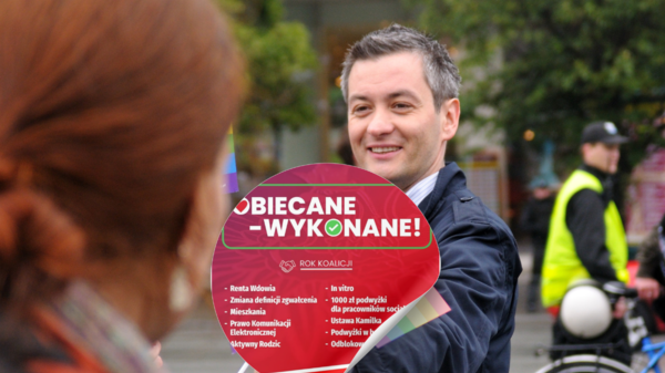 Biedroń i obietnice spełnione