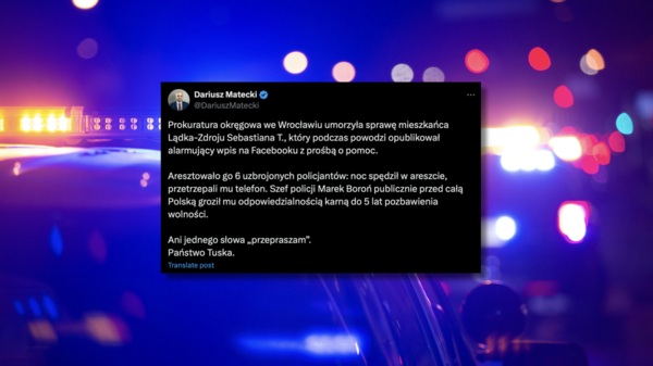policja, wpis, twitter