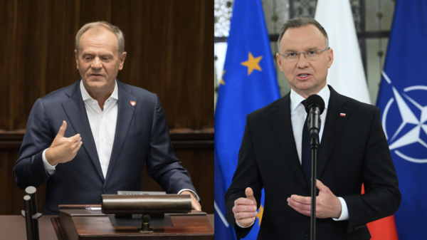 tusk, prezydent, duda