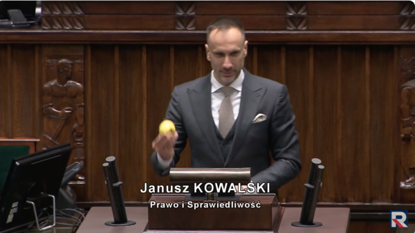 Janusz Kowalski w Sejmie