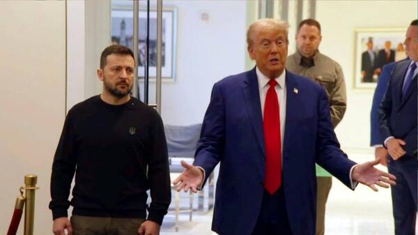 Donald Trump i Wołodymyr Zełenski