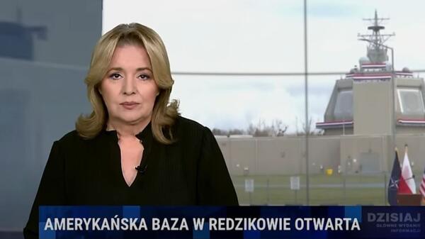 Red. Danuta Holecka, prowadząca "Dzisiaj"