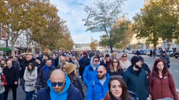 Protesty w Serbii