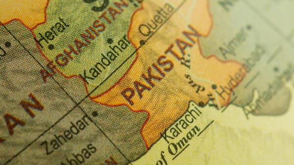 mapa Pakistan
