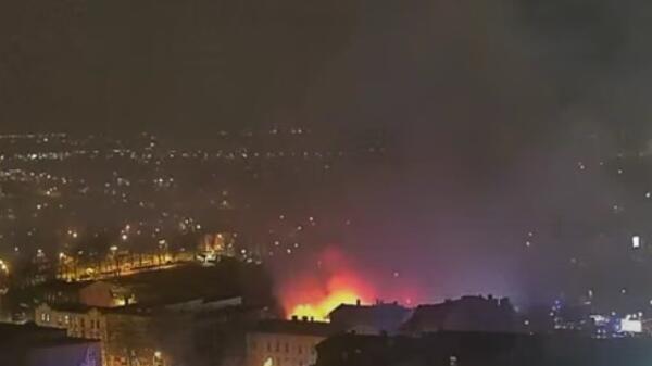 pożar ruda ślaska