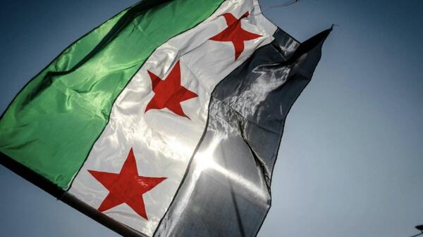 Flaga używana jako symbol opozycji wobec rządu Syrii