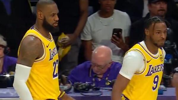 LeBron and son