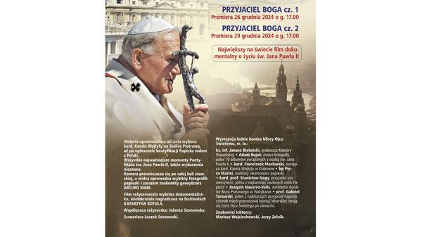 Dokument przybliża postać Jana Pawła II z perspektywy jego bliskich współpracowników