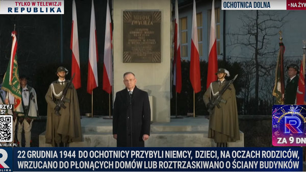 „Krwawa Wigilia” 1944 – Andrzej Duda o tragedii w Ochotnicy Dolnej
