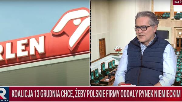 Gmyz krytykuje decyzję ORLEN-u o wstrzymaniu Olefin III: „Katastrofa dla polskiej gospodarki i radość w Niemczech”