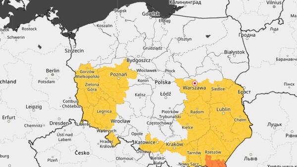 mapa IMGW