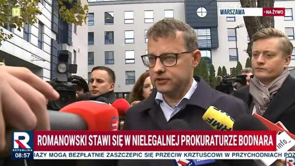 Przypominamy: Romanowski o stawiennictwie w „nielegalnej” Prokuraturze Krajowej: „Nie legitymizujemy bezprawnych działań”