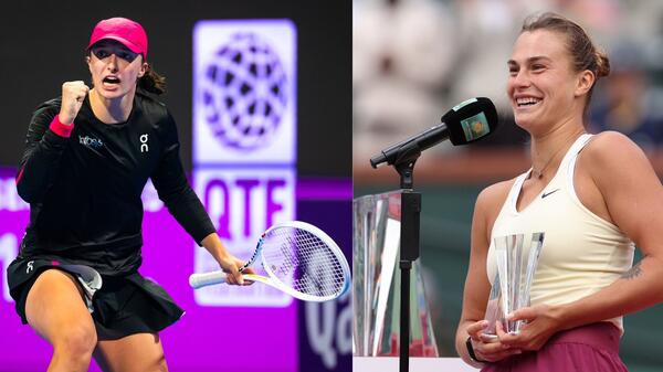 Iga Świątek i Aryna Sabalenka to jedyne tenisistki, które od kwietnia 2022 roku zajmowały pierwsze miejsce rankingu WTA
