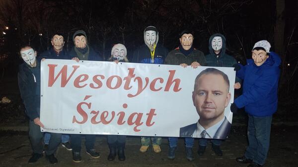 akcja, plakaty, nawrocki