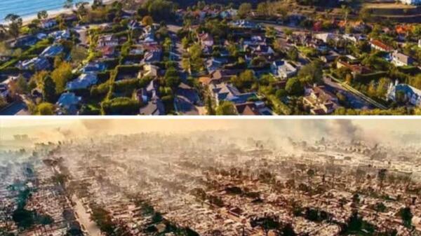 Los Angeles - strefa pożarów