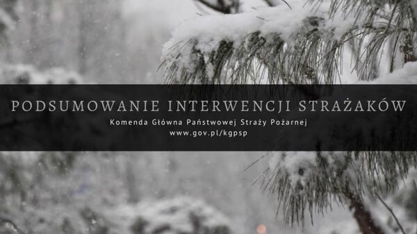 Interwencje straży pożarnej
