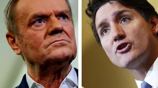 Donald Tusk i Justin Trudeau