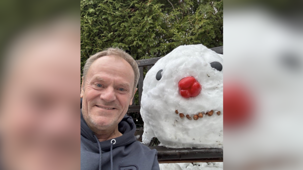 donald tusk, bałwan