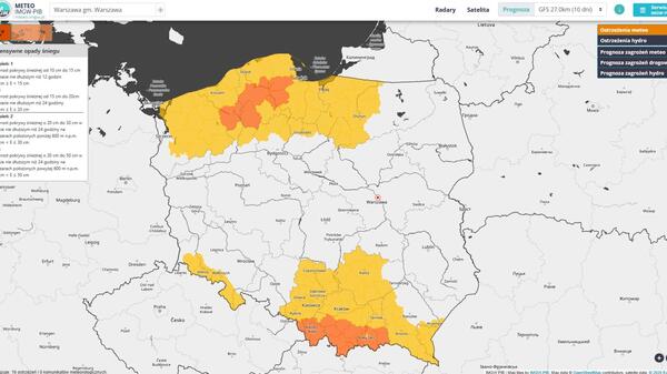 mapa pogodowa