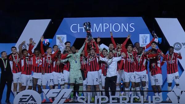 Derby w finale Superpucharu Włoch padły łupem AC Milanu