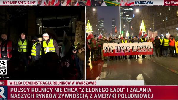 Protestujący ruszyli pod Teatr Narodowy