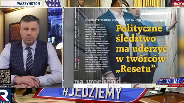 Rachoń o ataku na „Reset” i TV Republikę: „Bodnarowcy wchodzą do TVP”
