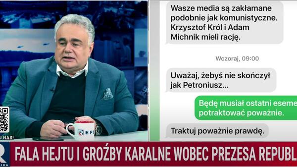 Sakiewicz: „Sprawę gróźb pod moim adresem zgłoszę na policję”
