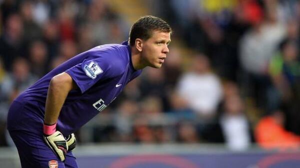 Szczęsny bardzo poważnie potraktował spotkanie, które nie było raczej dynamiczne