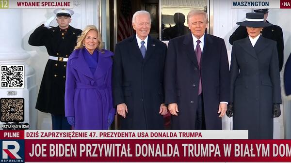 Biden i Trump spotkali się przed inauguracją. Ceremonialna wizyta w Białym Domu