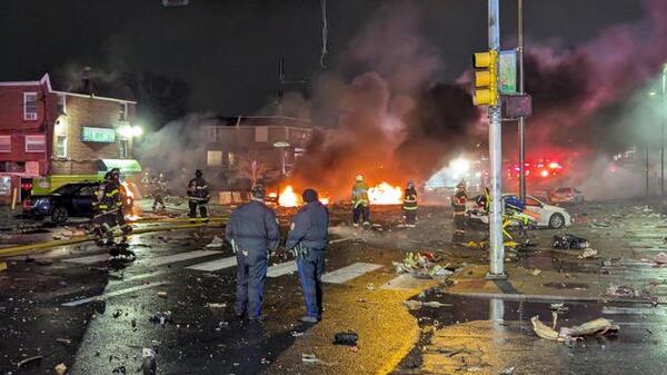 wypadek lotniczy w Filadelfii