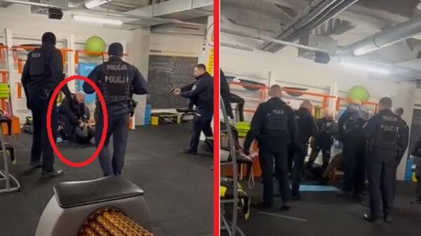 21-letni obywatel Nigerii zaatakował innego ćwiczącego. Na razie nie są znane przyczyny zajścia