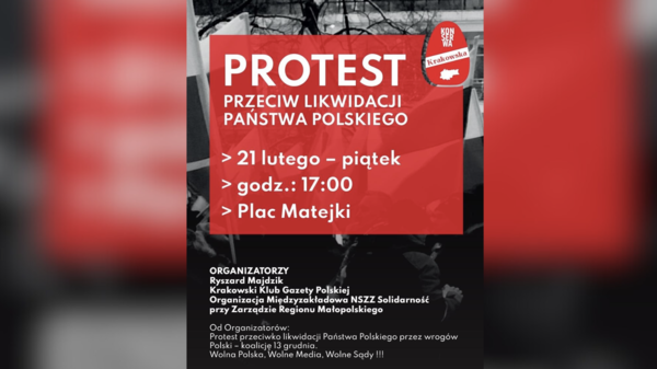 protest, kraków