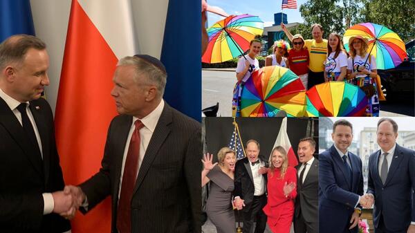Ambasador Rose z prezydentem Andrzejem Dudą. Ambasador Brzezinski preferował inne towarzystwo