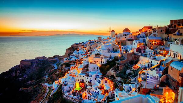 Santorini należy do najpopularniejszych greckich kurortów