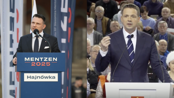 mentzen, trzaskowski