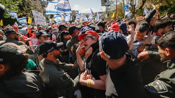 Protest w Jerozolimie