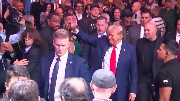 Donald Trump na UFC 314