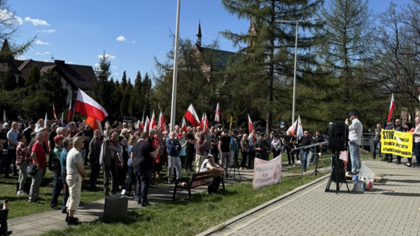 powiat zawiercinaski protest