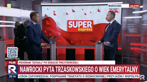 debata nawrocki Trzaskowski
